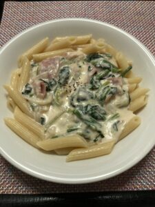 チーズクリームパスタ