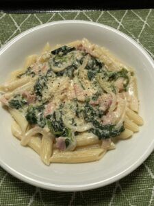 チーズクリームパスタ