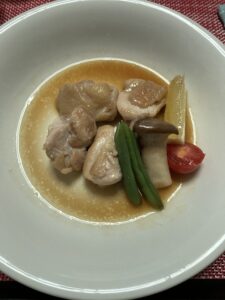 鶏肉のレモン醤油ソース